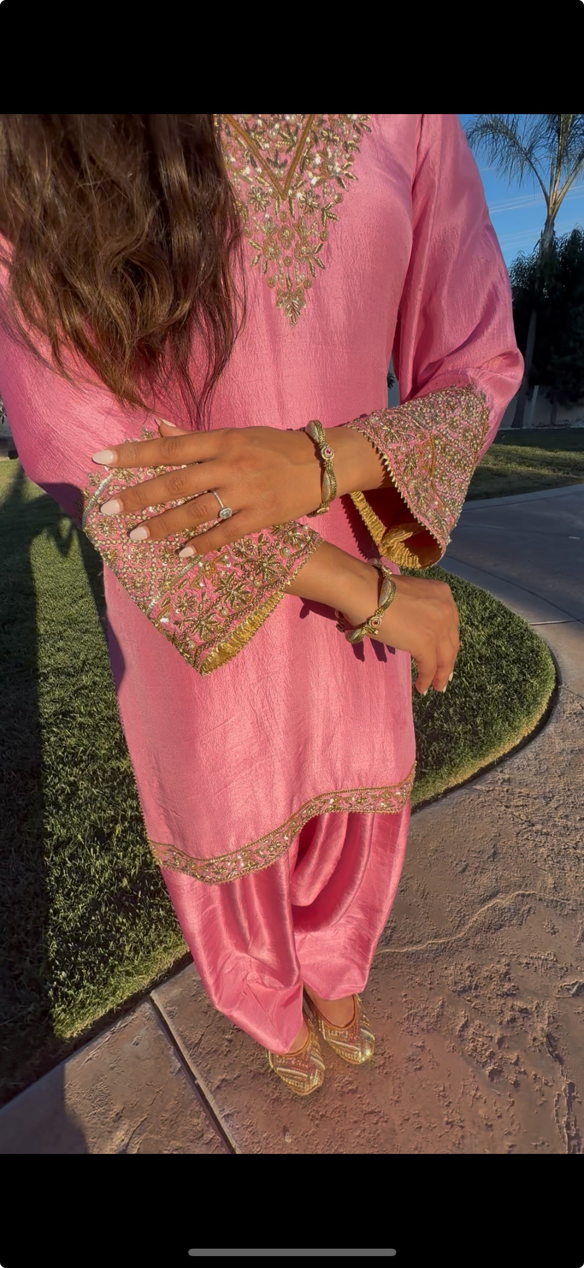 Gulabi Rang - Farshi Salwar Suit